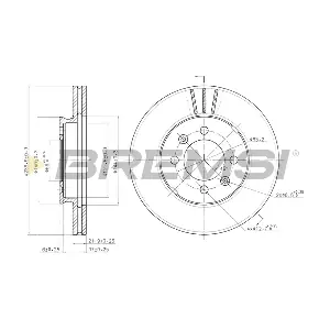 BREMSI CD6189V