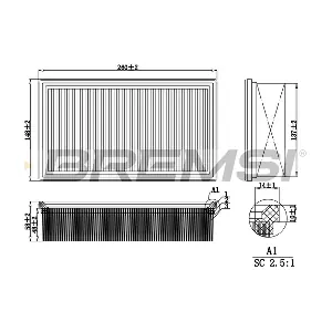 BREMSI FA2041