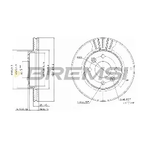 BREMSI CD6158V