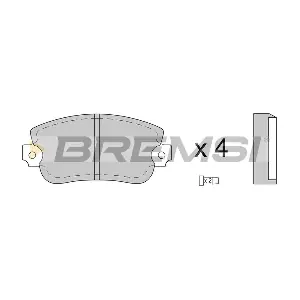 BREMSI BP2073