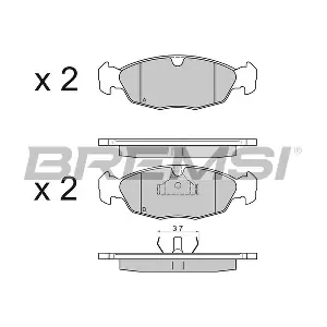 BREMSI BP2584