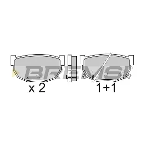 BREMSI BP2303