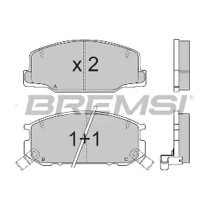 BREMSI BP2537