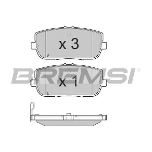 BREMSI BP3261