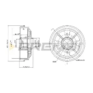 BREMSI CR5467
