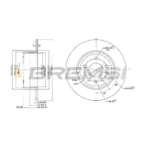 BREMSI CD6811S