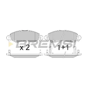BREMSI BP2907