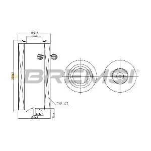 BREMSI FA1256