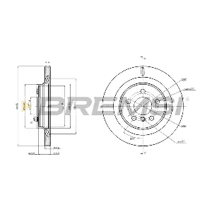 BREMSI CD8763V
