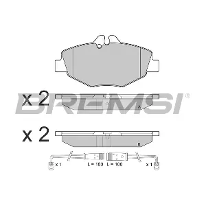 BREMSI BP3020
