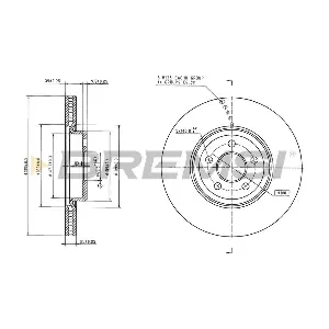 BREMSI CD9066V