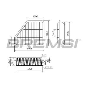 BREMSI FA0613