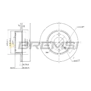 BREMSI CD6359S