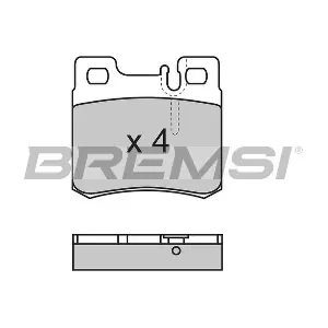 BREMSI BP2495