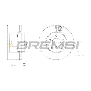BREMSI CD7376V