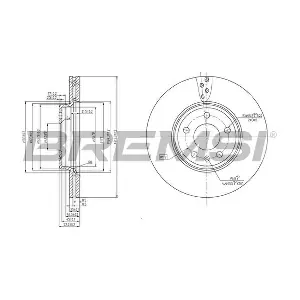 BREMSI CD7663V