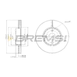 BREMSI CD7388V