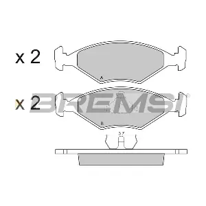 BREMSI BP2822