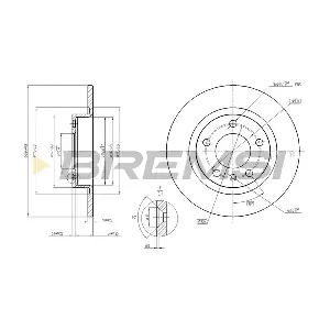 BREMSI CD7651S