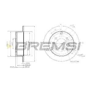 BREMSI CD7448S