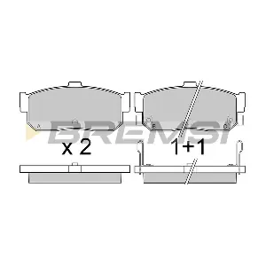 BREMSI BP2513