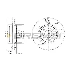 BREMSI CD7374V