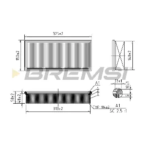 BREMSI FA1624