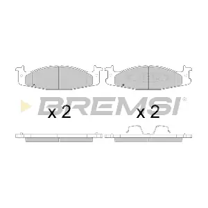 BREMSI BP2795