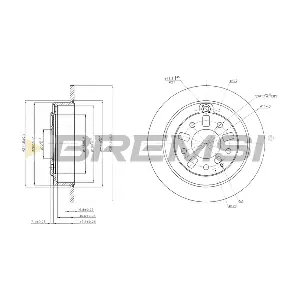 BREMSI CD6739S