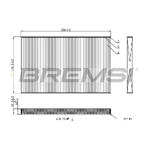 BREMSI FC1404