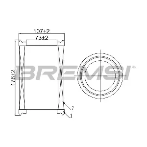 BREMSI FA0546
