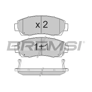 BREMSI BP3258