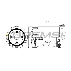 BREMSI FL0724