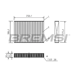 BREMSI FC0457