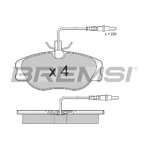 BREMSI BP2598