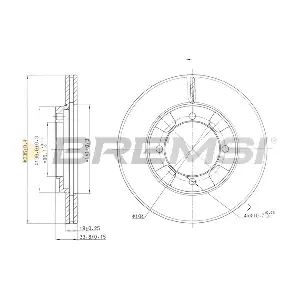 BREMSI CD6692V