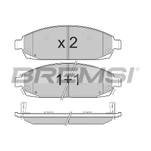 BREMSI BP3238