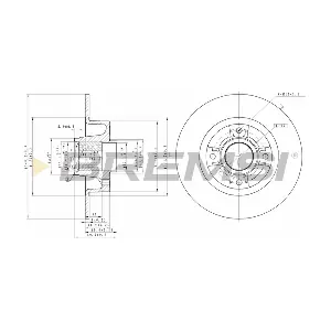 BREMSI CD7571S