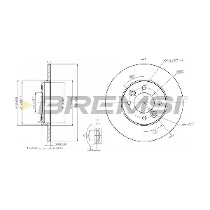 BREMSI CD6361S