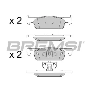 BREMSI BP3512