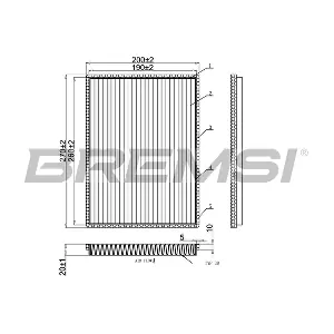 BREMSI FC0901