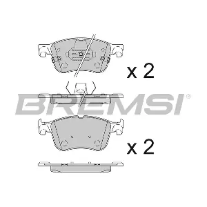 BREMSI BP3847