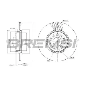 BREMSI CD7078V