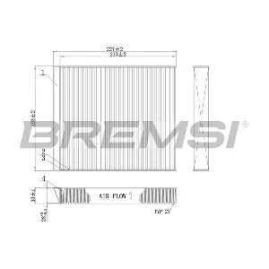BREMSI FC0971C