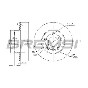 BREMSI CD7044S