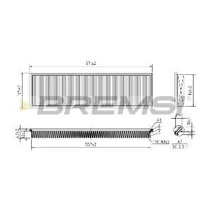 BREMSI FA1617