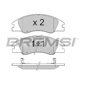 BREMSI BP3200