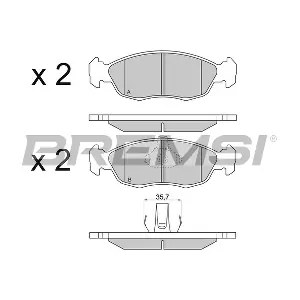 BREMSI BP2729