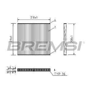 BREMSI FC1328