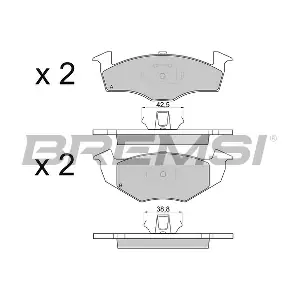BREMSI BP2808